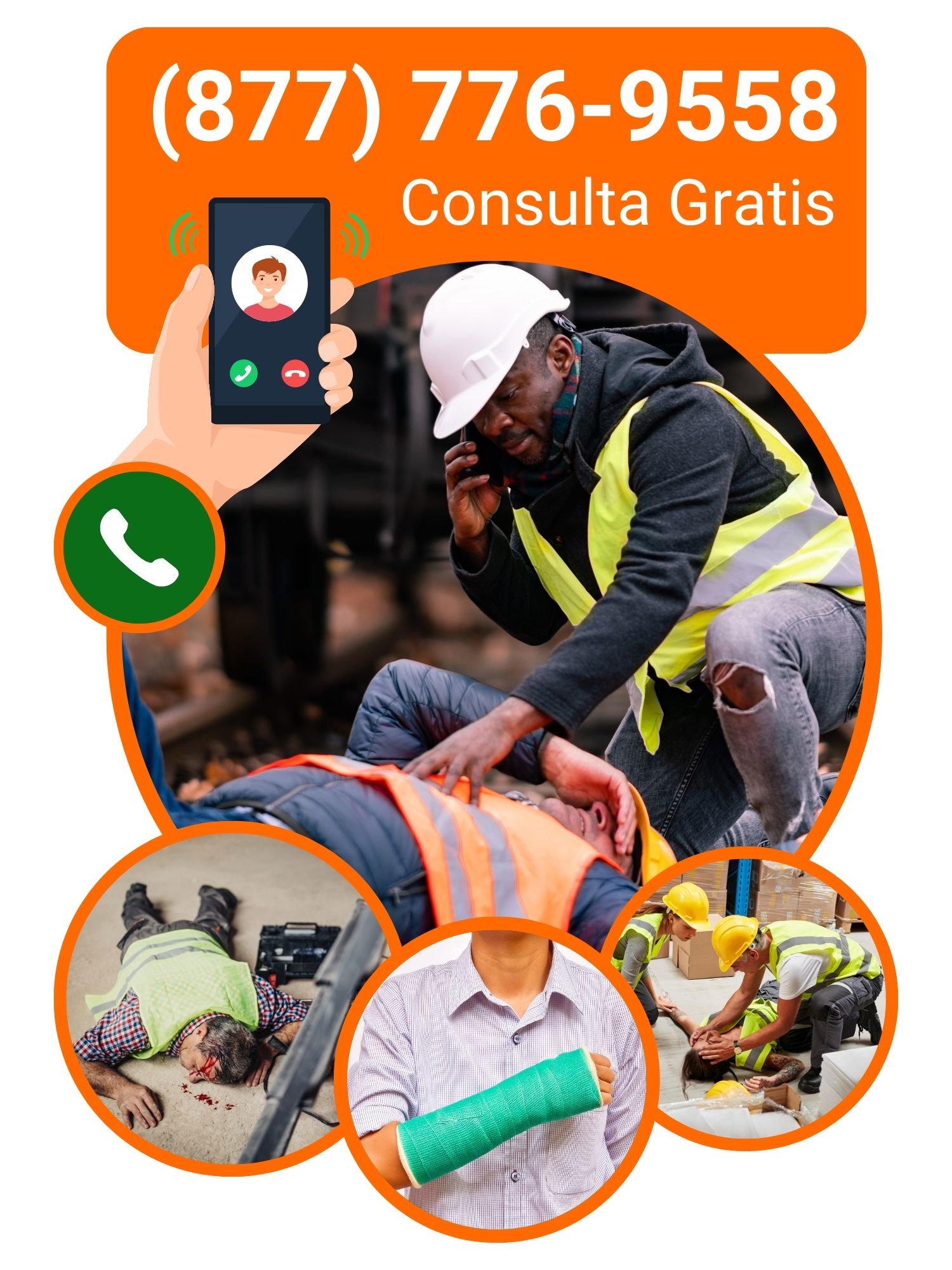 #1 Abogados de Accidentes de Trabajo (877) 776-9558